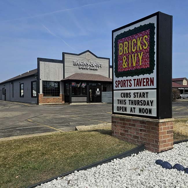 Bricks & Ivy Sports Tavern in Spring Grove: Cubs start Thursday, food and fun from noon!.